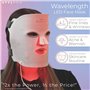 STYPRO Masque facial à LED à longueur d'onde – Soin de la peau multi-mode avec lumière rouge, bleue, proche infrarouge pour les 