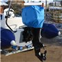 Ducksback Couvercle de Moteur Hors-Bord étanche (Taille 1) adapté aux Moteurs Hors-Bord jusqu'à 3 HP, Bleu Royal