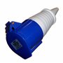 Prise et coupleur 32 A 3 broches 230 V monophasé 32 A IP44 Rainsafe intérieur/extérieur Bleu industriel IEC309-2