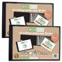 eco-eco Eco088x2 Lot de 2 classeurs à anneaux A3 95% recyclés Noir
