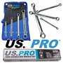 US PRO Tools Lot de 4 clés à molette double E-Torx/femelle Tox E6 - E24 2050