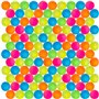 THE TWIDDLERS 120 Mini Jouets de Balles Rebondissantes Fluo (25mm) pour Garçons & Filles - Kermesse