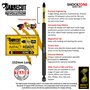 5 x SabreCut SCRH5152_5 152 mm H5 Hex Magnétique Impact Tournevis Embouts Set Single End Heavy Duty Compatible avec Dewalt Milwa