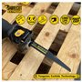 1 x SabreCut SCRS1156XHM Carbure de tungstène 228mm Variable 6-8 TPI S1156XHM Coupe très rapide du bois et du plastique Lame de 