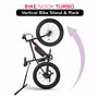 BIKE NOOK T Le support vertical original pour vélo pour le rangement dans le garage, pour une utilisation intérieure et extérieu