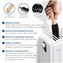 Joeji's Kitchen Brosse Radiateur Multi-Fonction et Flexible - Plumeau Radiateur Poils Longs et Fins - Manche en Bois - Gagnez en