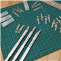 Belle Vous Ensemble de 65 Lames Artisanales avec Tapis de Découpe A4 - Kit Modelisme Exacto - Idéal pour le Papier, Scrapbooking