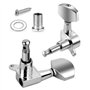 Vesaneae 6 Pièces 3L3R Mécaniques pour Guitare Chromées, Guitare Accordeurs,Chevilles de Guitare,Touches De Réglage De Guitare,T