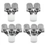 Vesaneae Lot de 4 Porte-Stylo en Métal