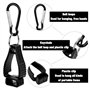 4 Pcs Pinces à Gant pour Gants de Travail Pince à bâche avec Mousqueton Clip Porte Gant Multifonctionnelle anti Perte Glove Clip