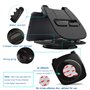 Support Téléphone Voiture avec Base Adhésive Support de Téléphone Rotatif à 360° Compatible avec Les Téléphones de 8,89 à 17,27 