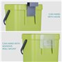 BELLE VOUS Lot de 2 Poubelles à Compost pour Cuisine en Plastique - Poubelle Composteur en Seau de 4 et 2,3 litres - Bac pour Al