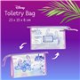 Disney Stitch Trousse de Toilette pour Enfant, Motif Stitch et Angel, avec Brosse à Cheveux, Serviette et Porte-Monnaie, sans PV