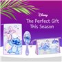 Disney Stitch Trousse de Toilette pour Enfant, Motif Stitch et Angel, avec Brosse à Cheveux, Serviette et Porte-Monnaie, sans PV