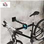support mural pour réparation de vélo avec pince réglable