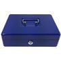 ACROPAQ AG250B - Coffret caisse à monnaie 250x185x80mm Bleu