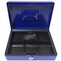 ACROPAQ AG250B - Coffret caisse à monnaie 250x185x80mm Bleu