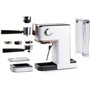 Machine a expresso 3 en 1 - DOMO - DO746K - 1350 W - 20 Bar - Blanc / Rose
