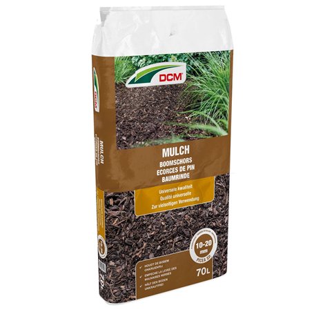 DCM Paillis 70 litres 3.5m² - Couverture de Sol économique et Efficace - Écorces très fibreuses