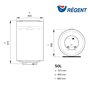 Regent 3201330 thermo électrique, 50 L