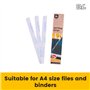 3L Filing Strips Polyester Self-adhesive 295mm for A4 Ref 8804-50 [Pack 50]