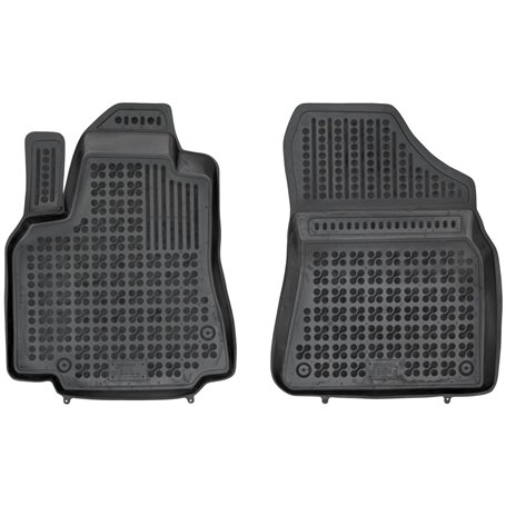 REZAW PLAST 201212P Tapis de sol Caoutchouc noir Avant