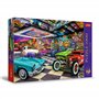 Trefl Premium Plus Quality - Puzzle Tea Time : Garage du Collectionneur de Voitures - 1000 pièces