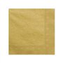 20 serviettes 33 x 33 cm décoratif Doré métallisé//Napkins ornement décoration de table mariage communion