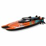 OVERMAX X-Tide Bateau de Course RC Télécommandé avec Lumières LED 25 km/h 1200 mAh Batteries 34 Min de Jeu Contrôle de la Vitess