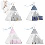 Nukido Tipi Stabilisateur de tente 122 x 3 cm Kit d'outils Tea-Pee pour enfant Stabilisateur Tipi Système de blocage pour systèm