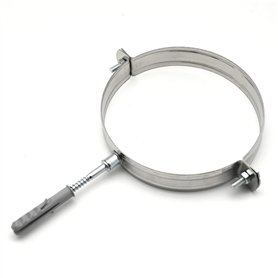 Collier de serrage mural Dm 150 mm en acier fixation Tuyaux de cheminée Diankamin