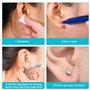 LATTCURE 8 Outil de Perçage D'oreilles Piercing à l'oreille Pistolet outil de piercing corps sans Douleur,Saine de Sécurité Pier