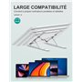 Babacom Support Ordinateur Portable Laptop Stand, Support PC Portable Ventilé en Aluminium Réglable, Refroidisseur Ergonomique L