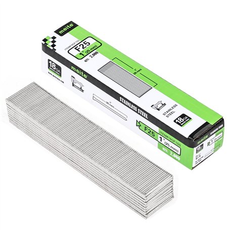 meite Clous brad en acier inoxydable 18 gauge