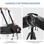 JJC Housse de Pluie en Nylon pour Appareil Photo et objectifs Canon Sony Nikon ≤ 230 mm de Longueur – Sangle et trépied montable