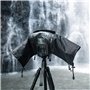 JJC Housse de Pluie en Nylon pour Appareil Photo et objectifs Canon Sony Nikon ≤ 230 mm de Longueur – Sangle et trépied montable