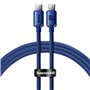 Câble USB-C vers USB-C Baseus CAJY000603 Bleu