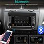 Compatible for Wireless Carplay Android Auto Autoradio Autoradio - Android 9.1 Auto Stereo Bluetooth pour appels mains libres, G