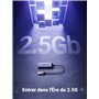 UGREEN 2.5G Adaptateur USB 3.0 vers RJ45 Ethernet Réseau 2500 Mbps LAN Plug Play sous Windows 11 MacOS Compatible avec PC Ordita