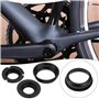 Create idea 1 Jeu de Supports de Pédalier de Vélo Carnk 5/16x9 24TPI Ensemble de Vélo de Croisière BMX Compatible avec BMX Compa