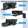 SIRUI V-Lock Base Station and Wedge Kit, Universal V Mount Battery Plate with Dual 15mm Rod Clamp for Camera Power Supply, Quick