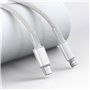 Câble USB-C vers Lightning Baseus CATLGD-02 Blanc 1 m