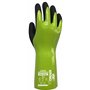 Wondergrip Chem Defender WG-658L Gants de sécurité Triple revêtement en nitrile Résistant aux produits chimiques Poignet de 30 c