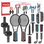 HEYSTOP Ensembles D'accessoires de Sport pour Manette Nintendo Switch 2 Kit D'accessoires de Jeu 10 en 1 avec Clubs de Golf