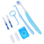 Kit de Soins Orthodontiques Portables Kit de Brosse à Dents Orthodontique pour Patient Orthodontique pour Appareil Dentaire Kit 