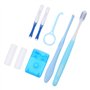 Kit de Soins Orthodontiques Portables Kit de Brosse à Dents Orthodontique pour Patient Orthodontique pour Appareil Dentaire Kit 