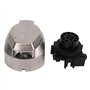 Prise électrique de Remorque, Prise de Remorque 13 Broches 12 V Connecteur de Remorque Femelle en Alliage D'aluminium pour Carav
