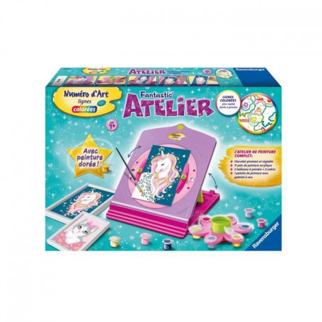 Fantastic' Atelier Numéro d'Art - Ravensburger - Coffret complet Peinture au num 48,99 €