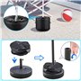 Qivine Sac de Poids pour Pied de Parasol, Jusqu'à 23 Kg d'eau, 500d Sac Poids à Parasol, Sac de Poids de Base de Parasol avec 2 