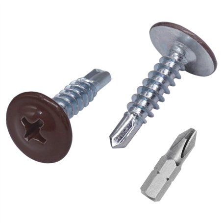 Lot de 70 vis auto-foreuses peintes 4